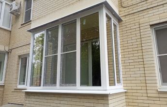 Наши выполненные работы по остеклению балконов